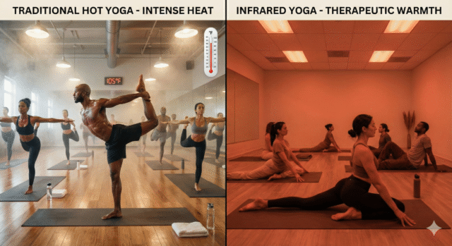 Hot Yoga vs. Infrared Yoga