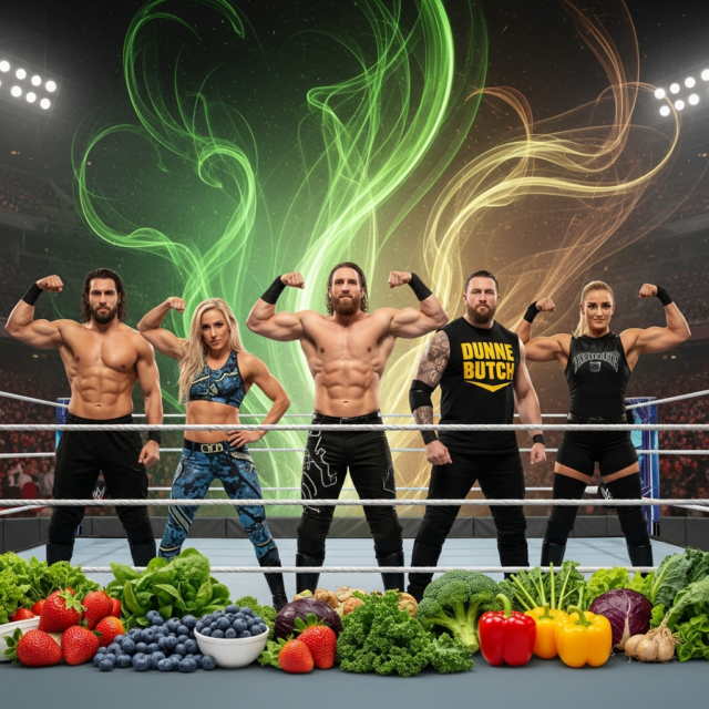 WWE Superstars: Thriving on Plant-Based Power