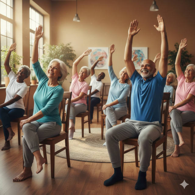 Chair Yoga for Seniors: Your Blueprint for Lasting Wellness & Joy (The New Wellness Trend)