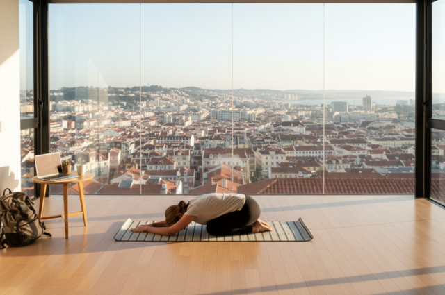 Yoga for Digital Nomads: 3 Essential 15-Minute Flows to Erase Back Pain