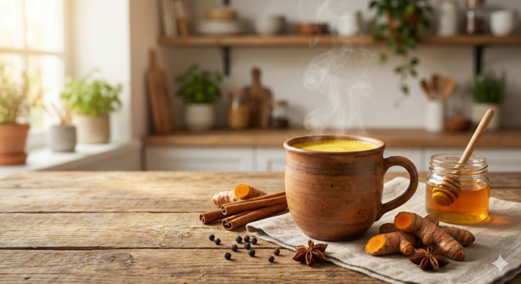 Turmeric Latte (Haldi Doodh) 2.0: The Golden Milk Recipe for Holistic Immunity & Emotional Resilience