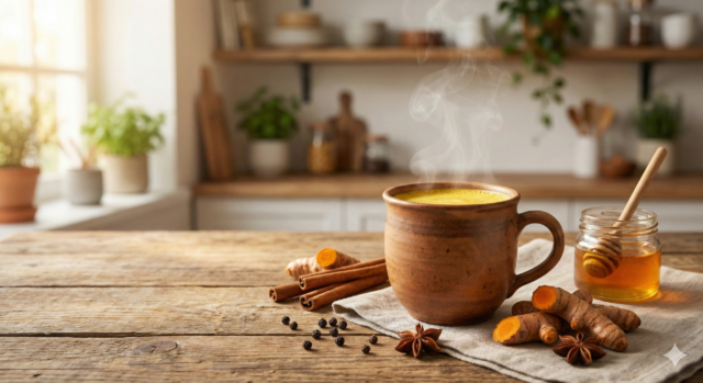 Turmeric Latte (Haldi Doodh) 2.0: The Golden Milk Recipe for Holistic Immunity & Emotional Resilience