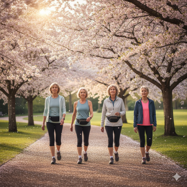 Japanese Interval Walking Menopause Hypertension