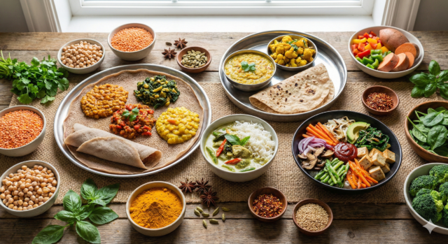The Global Vegan: Discovering Plant-Based Cuisines from Africa & Asia for a Resilient Lifestyle